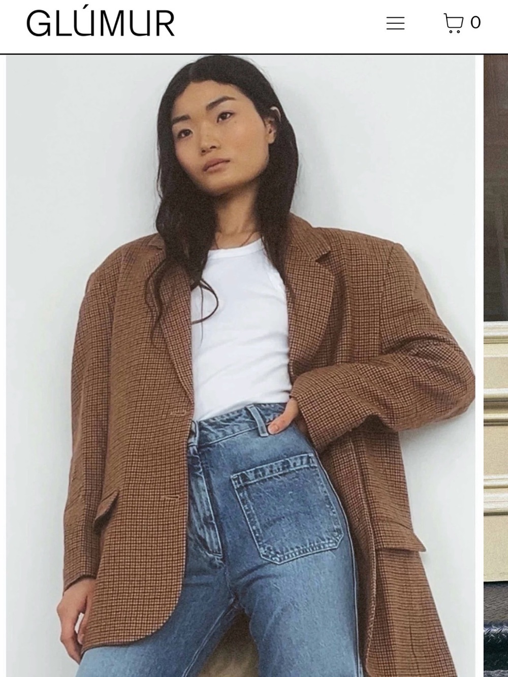 Oversized 100% Wool Blazer